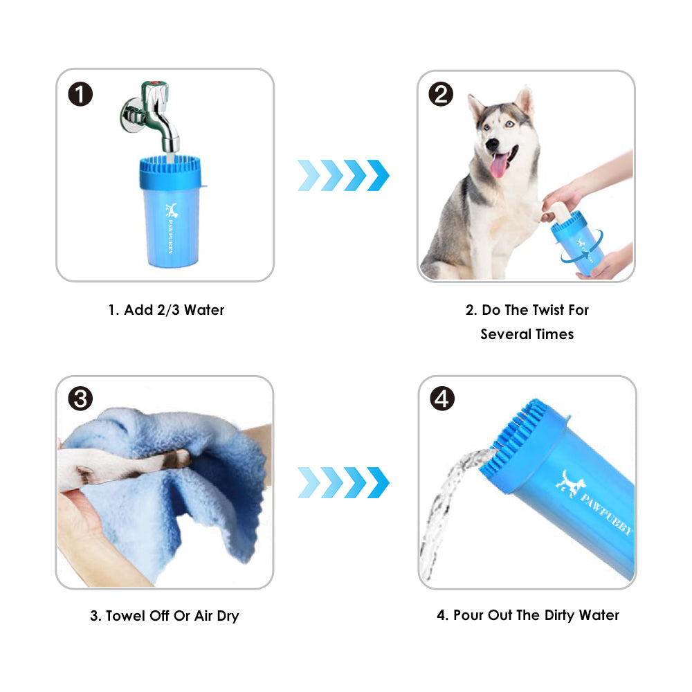 Silicone Gentle Paw Cleaner Brushes