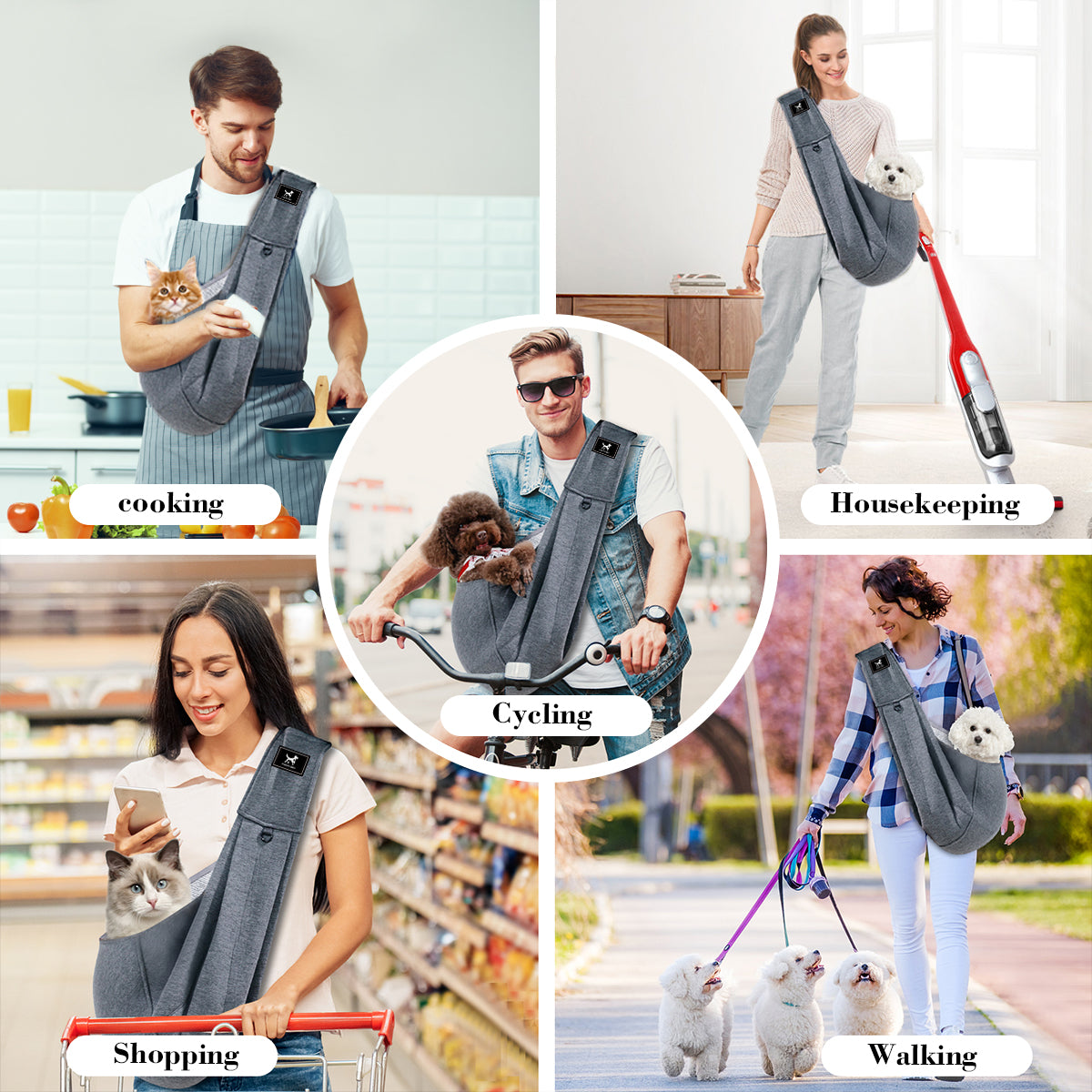 Pet Sling for Small & Medium Pets