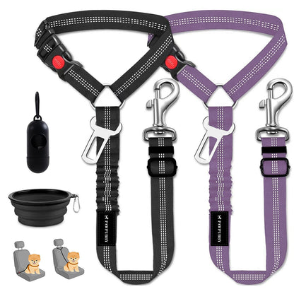 Pet Car Seat Belt Set