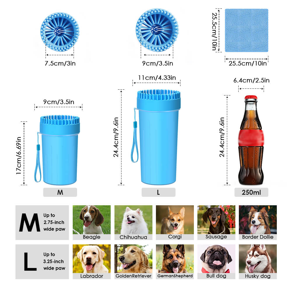 Silicone Gentle Paw Cleaner Brushes