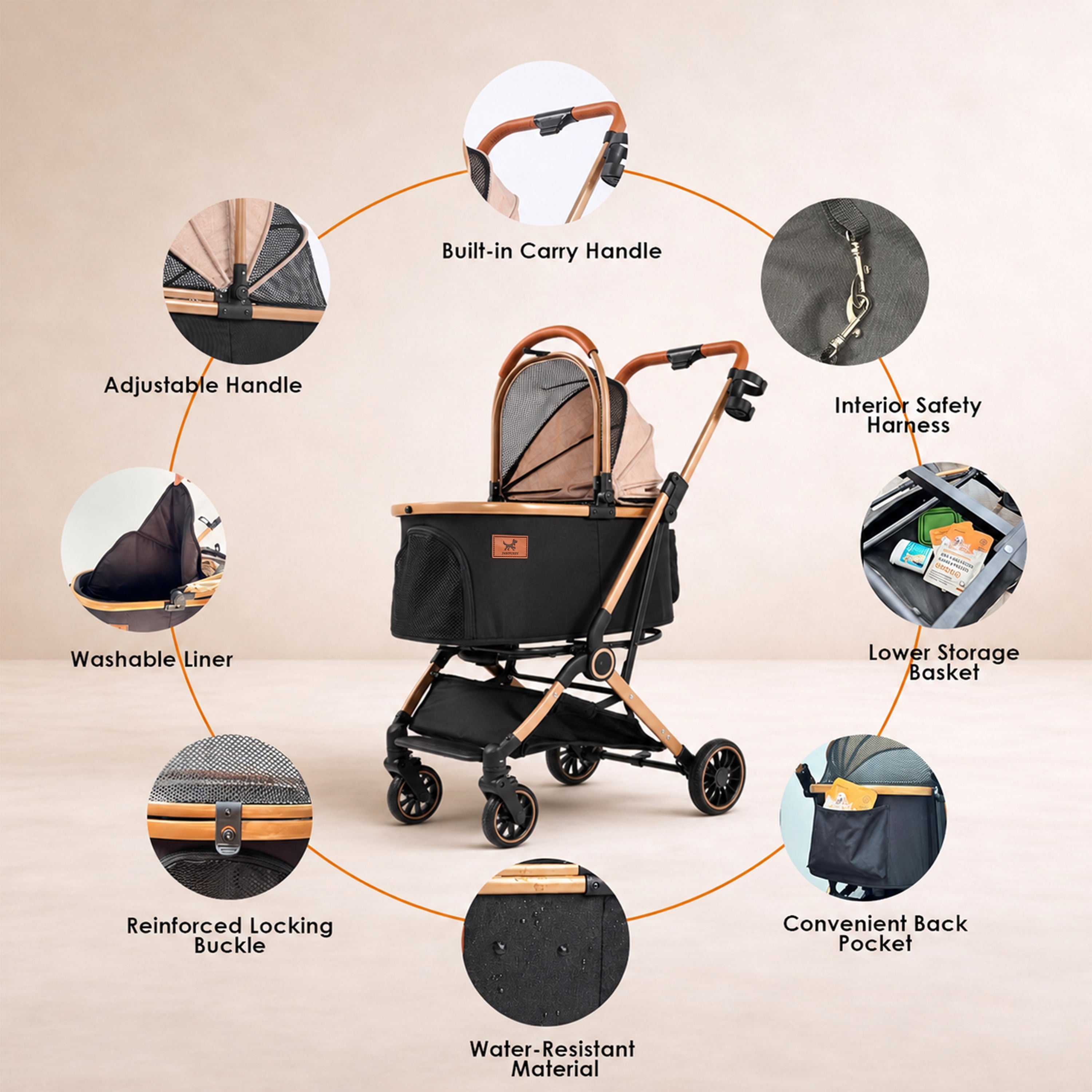 Premium Pet Stroller