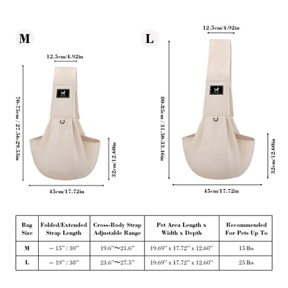 Pet Sling for Small & Medium Pets