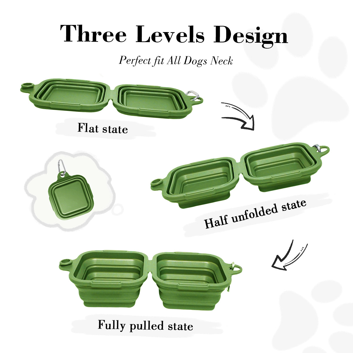 Pet Food & Water Bowl