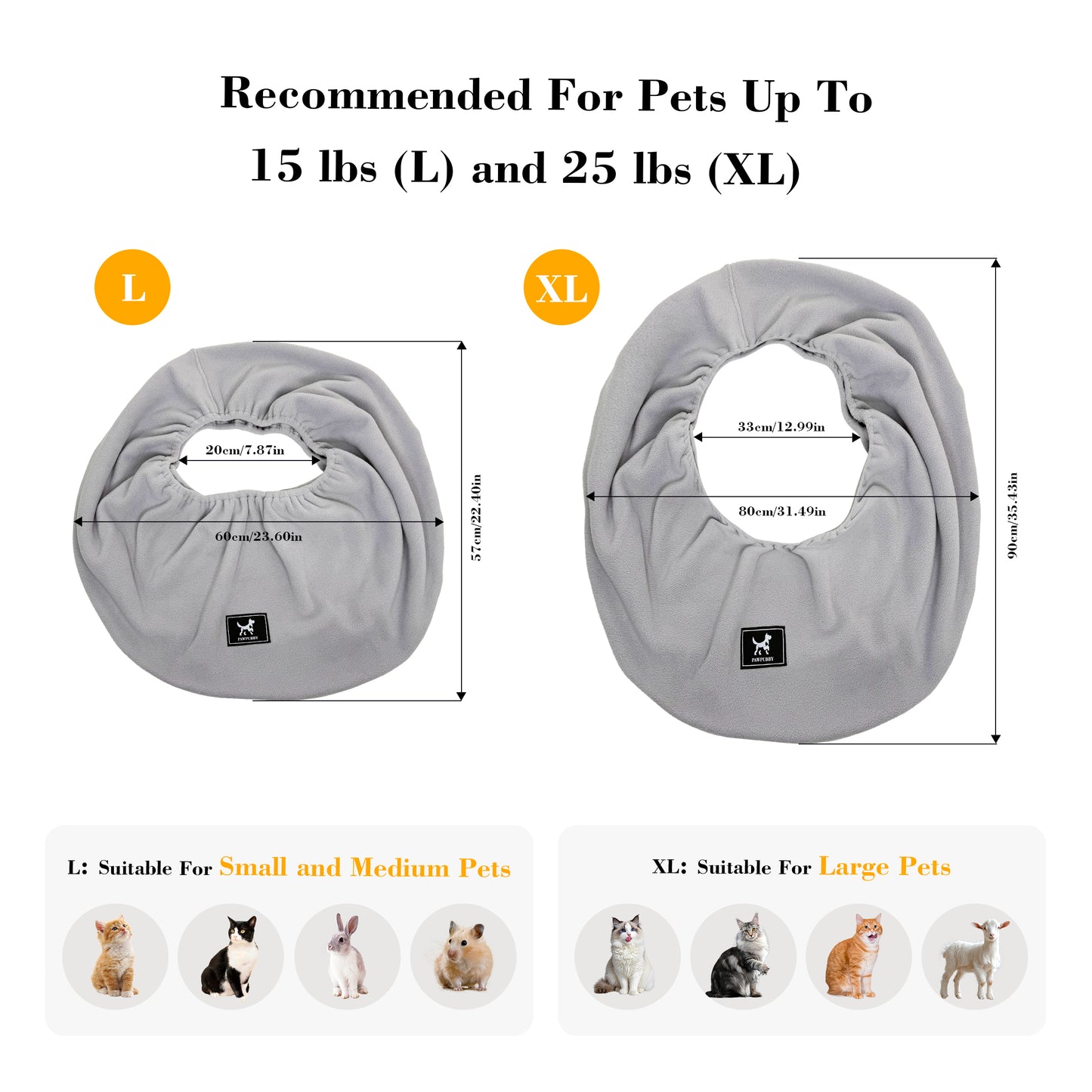 Pet Sling for Cats & Small Pets