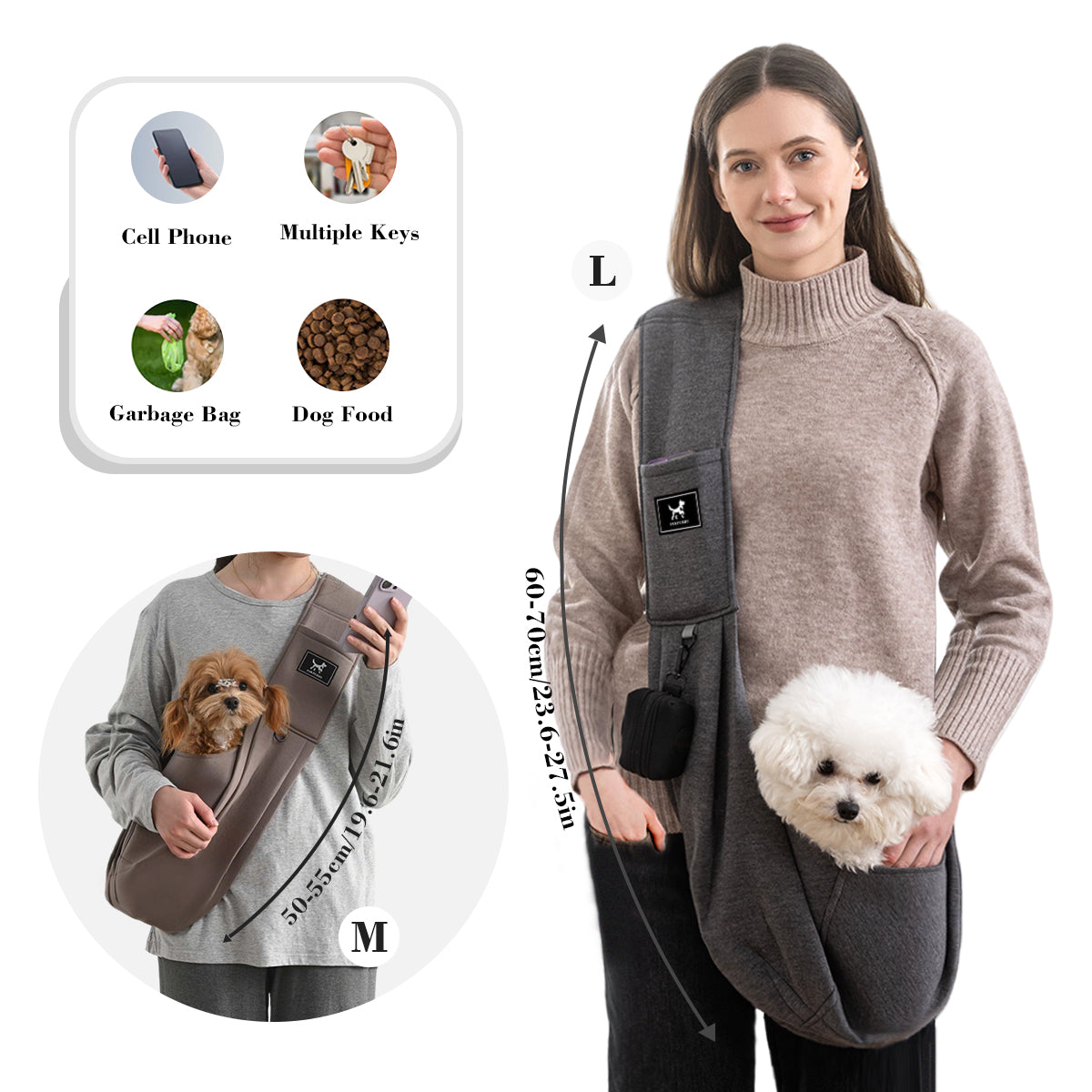 Dog Bags TAILFOUR Dog Purse,Pet Carrier,Dog Carrier,dog Tote