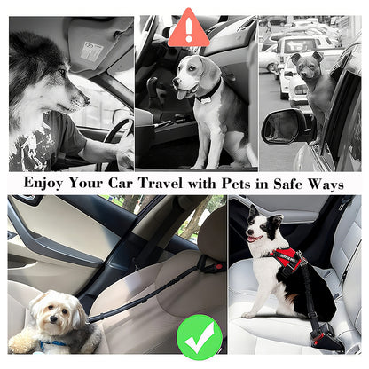 Pet Car Seat Belt Set