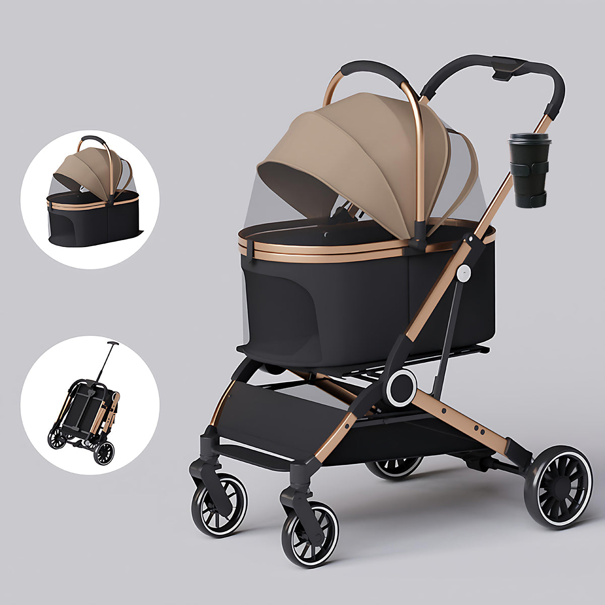 Pet Stroller for Dogs & Cats
