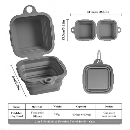 Pet Food & Water Bowl