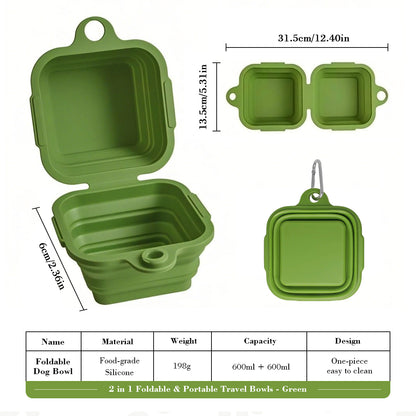 Pet Food & Water Bowl