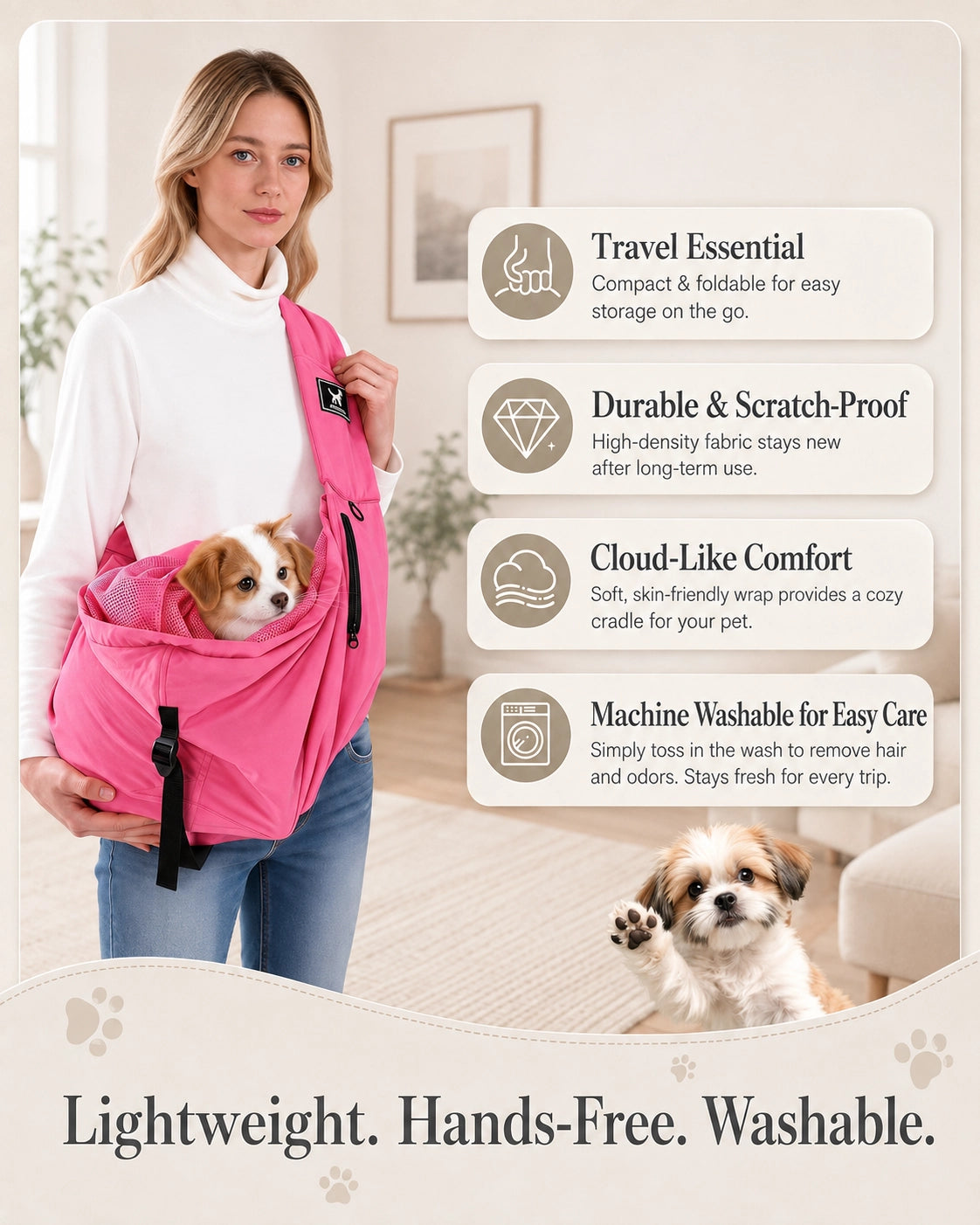 CloudNest Pet Sling