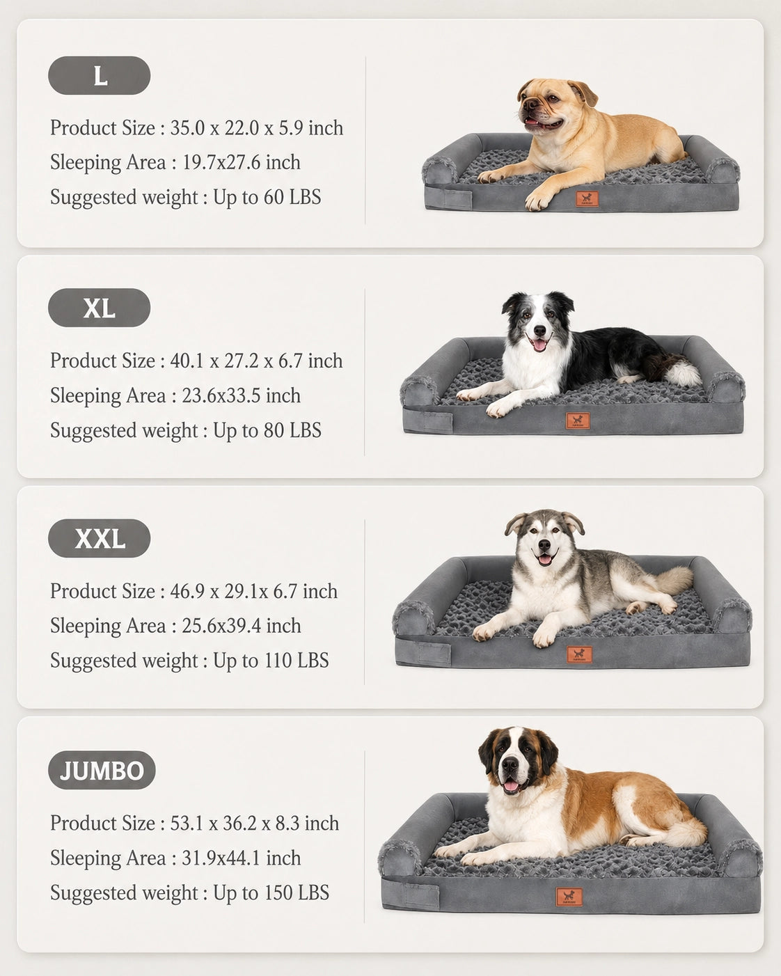 Orthopedic Dog Sofa Bed