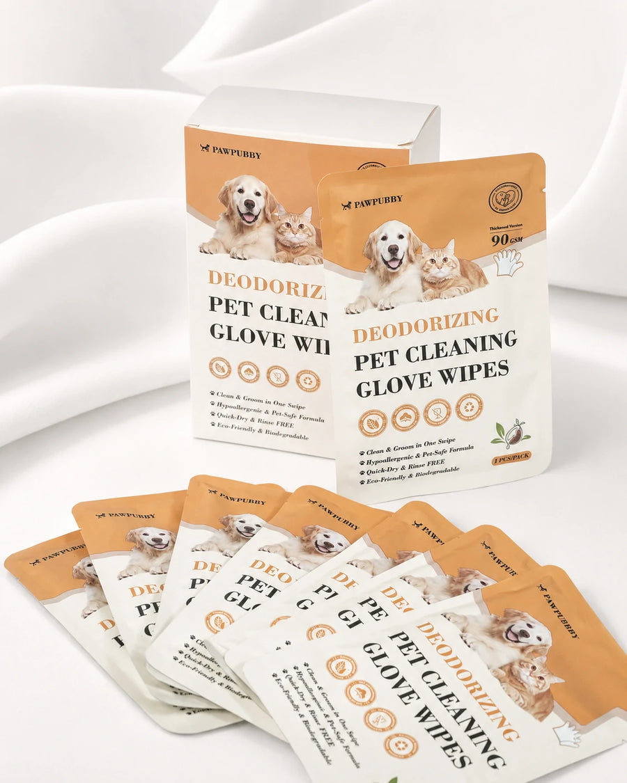 Deodorizing Pet Glove Wipes