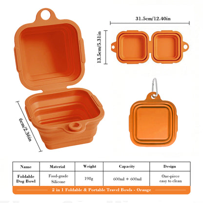 Pet Food & Water Bowl